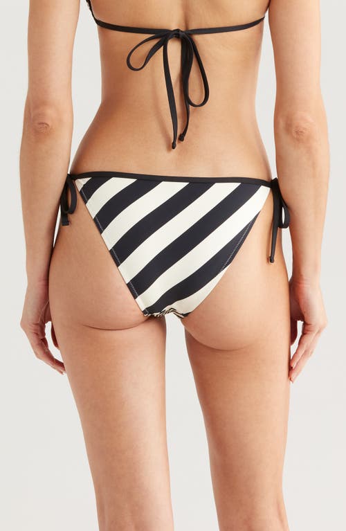 Solid & Striped The Iris String Bikini Bottom In Noir