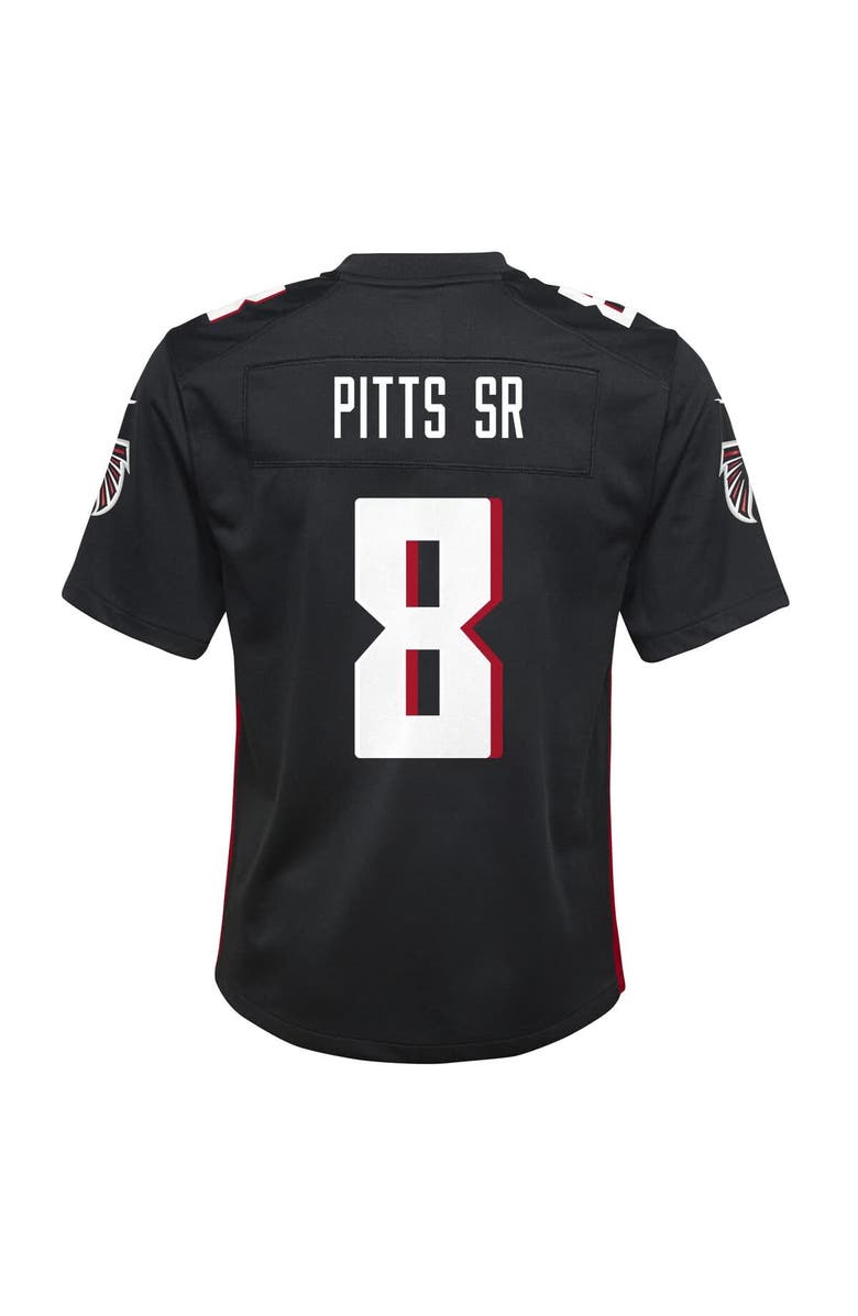 Nike Youth Nike Kyle Pitts Sr. Black Atlanta Falcons Game Jersey, Alternate, color, Black