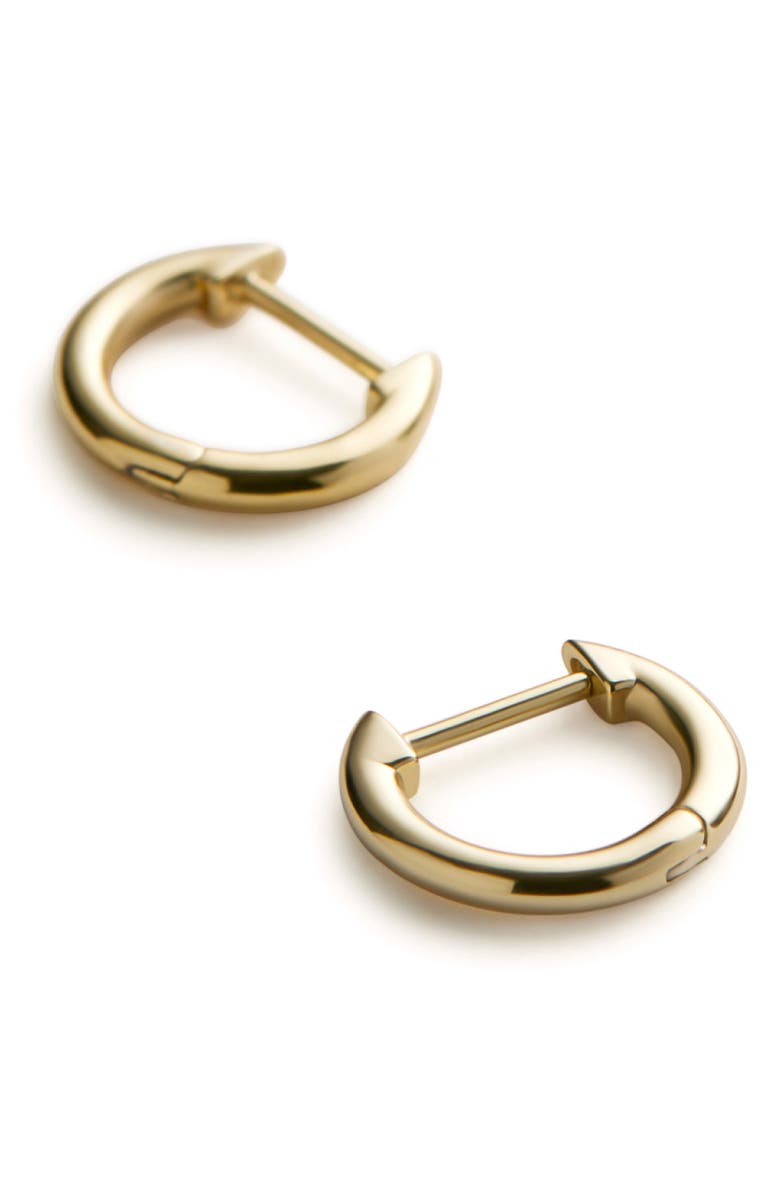 Ana Luisa Mini Huggie Hoop Earrings, Alternate, color, Yelllow Gold