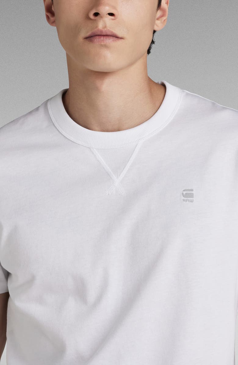 G-STAR Nifous Organic Cotton T-shirt, Alternate, color, White
