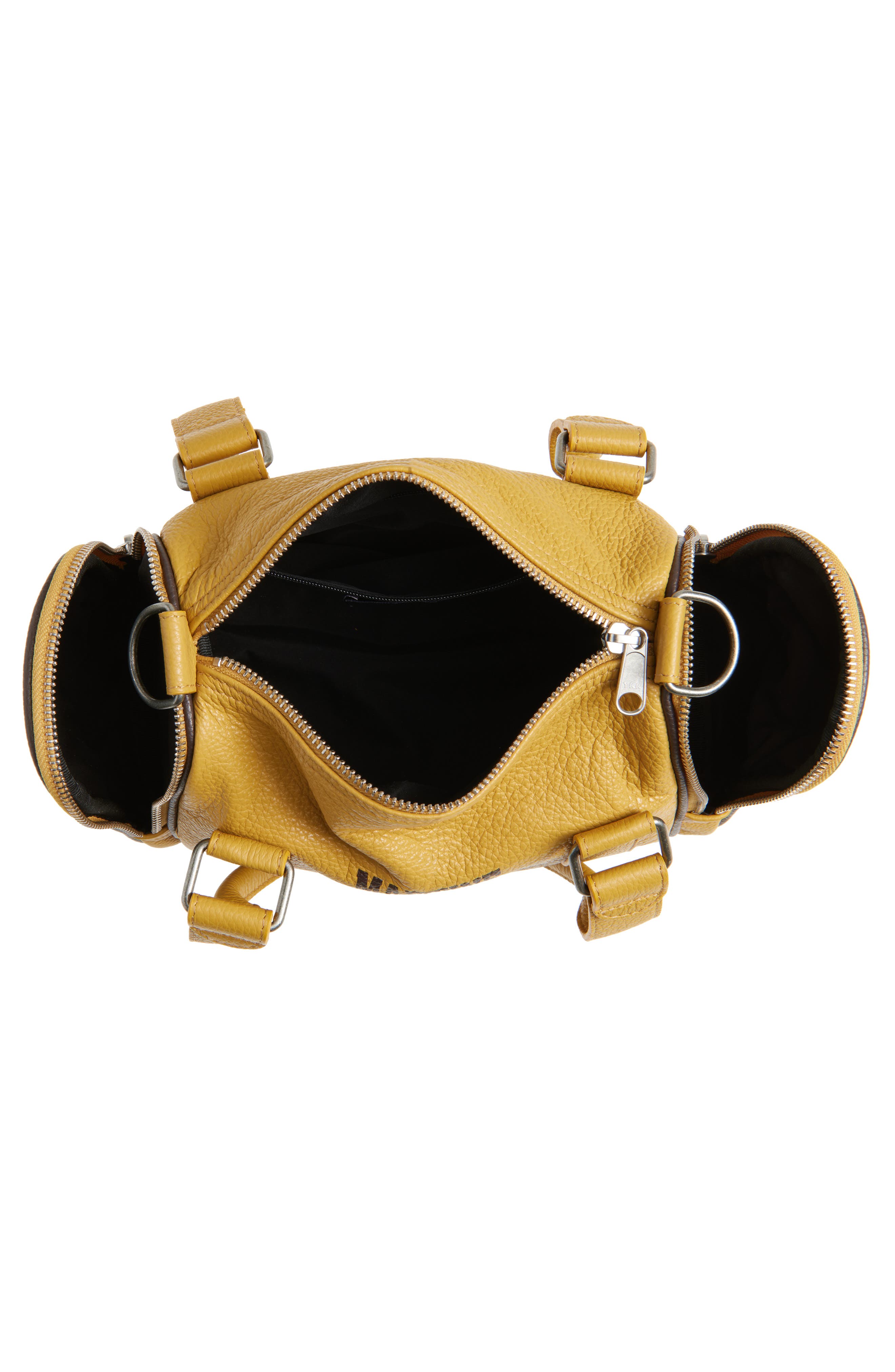 Martine Rose Galaxy Leather Top Handle Bag, Alternate, color, Yellow Mustard