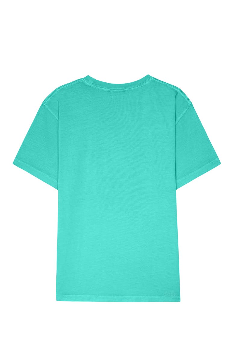 Mens Lil Bolt Midweight Garment Dye Tee, Alternate, color, Sea Green