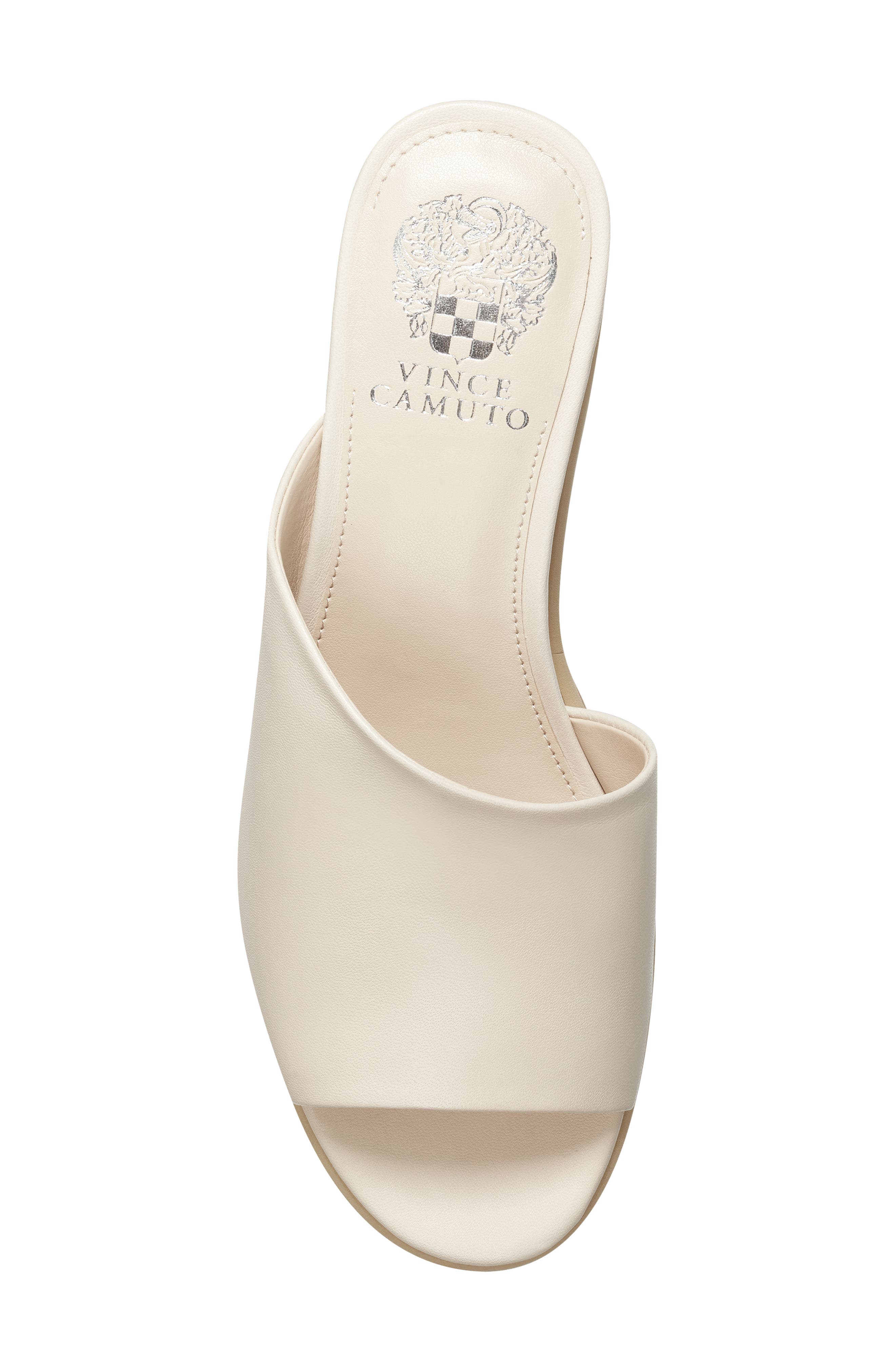 Pendrea Platform Wedge Sandal, Alternate, color, BONE