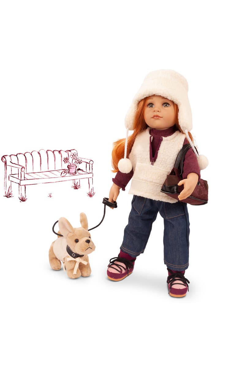 Gotz Hannah And Her Dog 19" Doll Playset 3+, Alternate, color, Multicolored