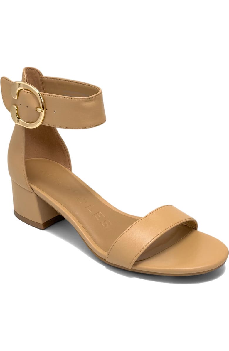 Aerosoles Care Low Heeled Sandal - Wide Width Available, Main, color, Beige Bisque