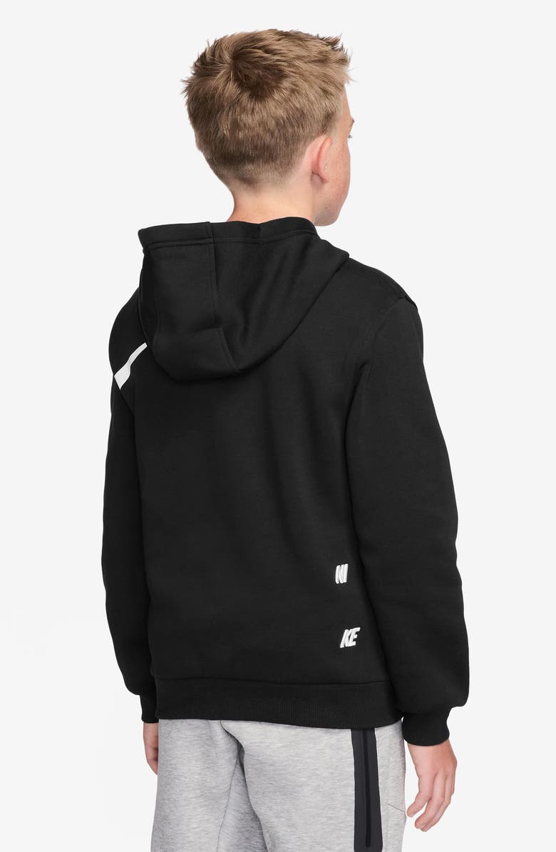 Nike Kids' Sportswear Club Fleece Graphic Hoodie, Alternate, color, 