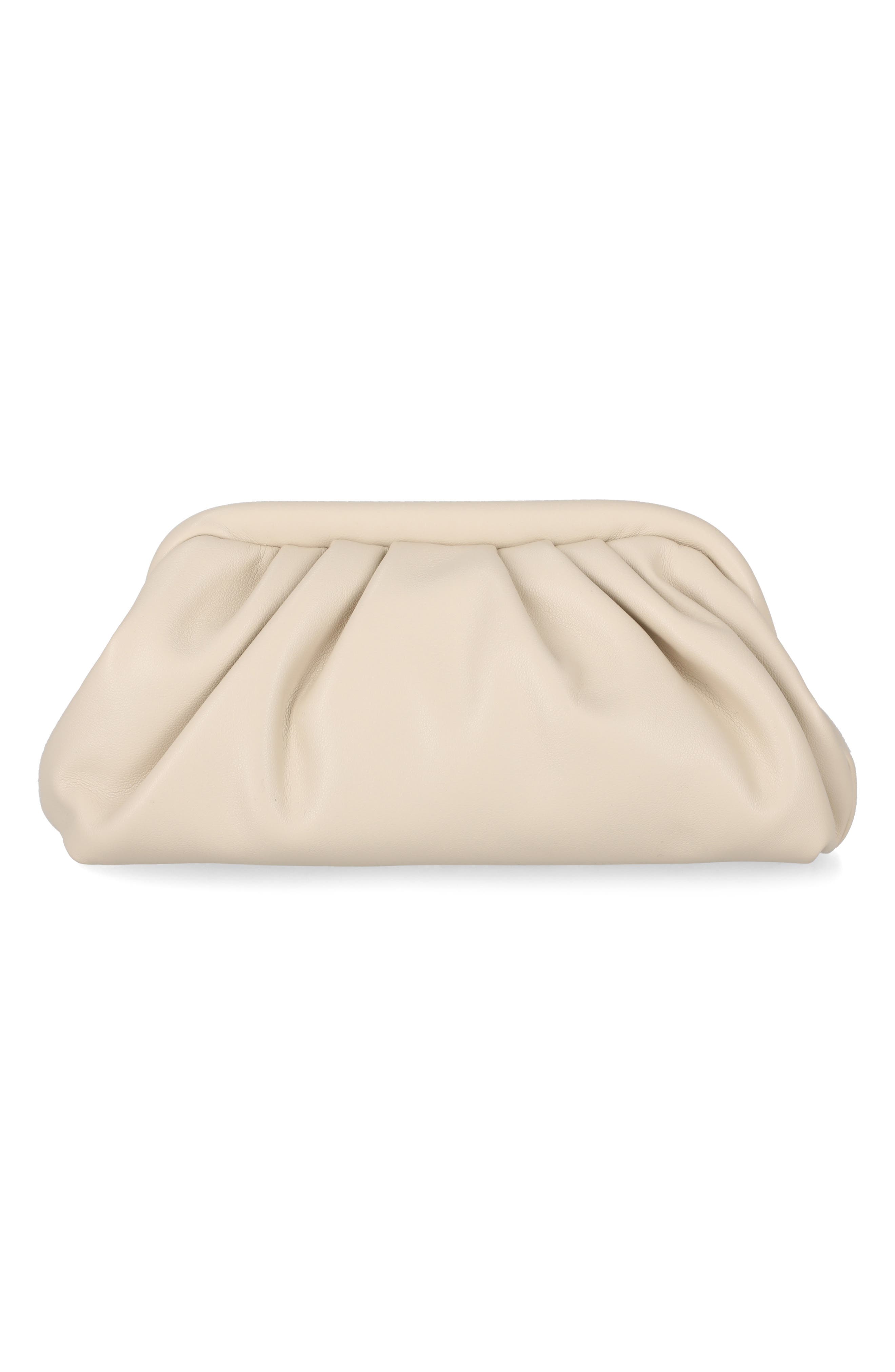 Violetta Studded Clutch, Alternate, color, BONE