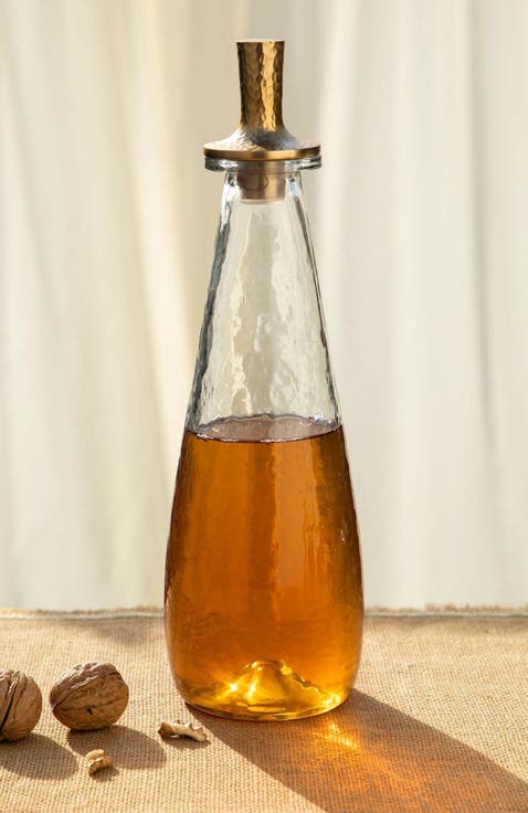 Pebbled Decanter Tall