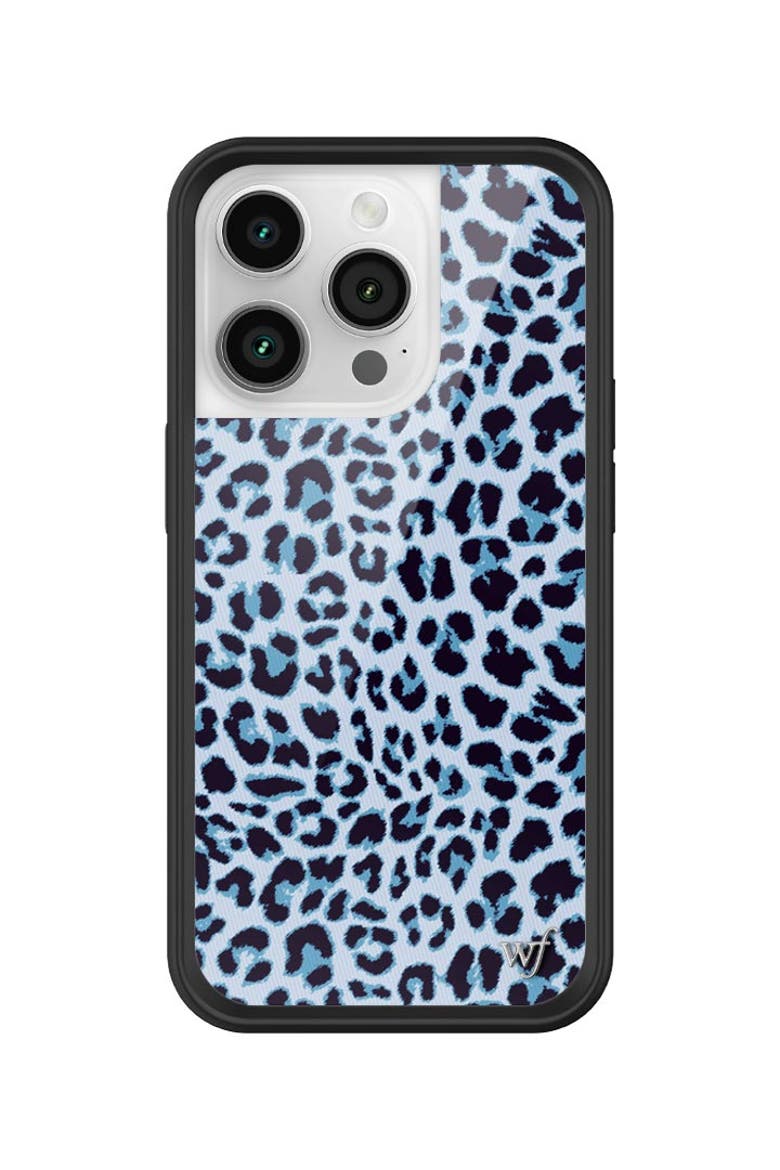 Meow | Blue iPhone Case, Alternate, color, Blue
