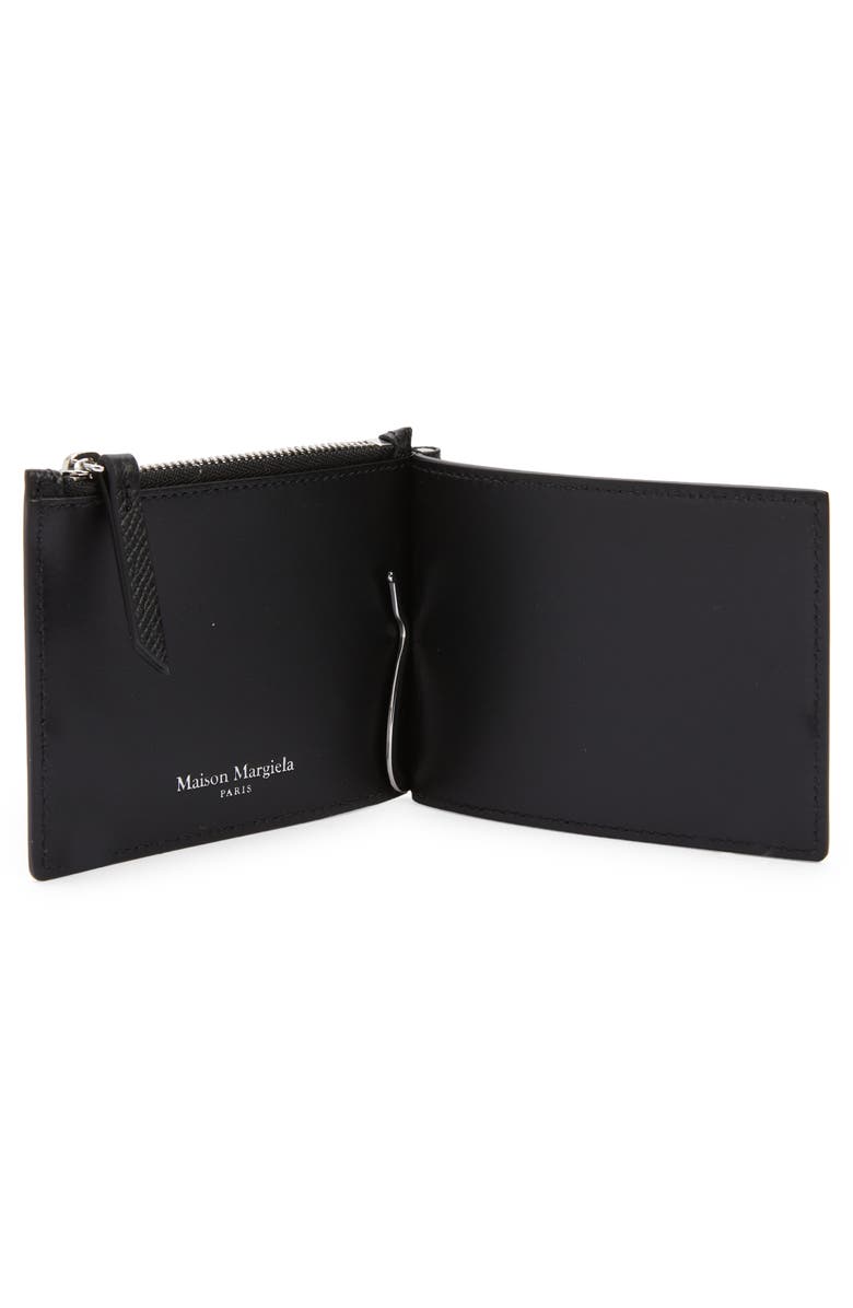 Maison Margiela Pebbled Leather Bifold Wallet, Alternate, color,