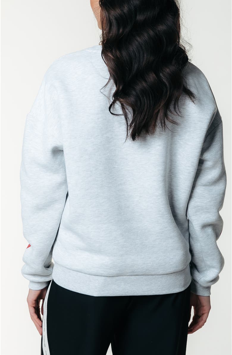 Colourful Rebel Rebel 33 Dropped Shoulder Sweat, Alternate, color, Light Grey Melange
