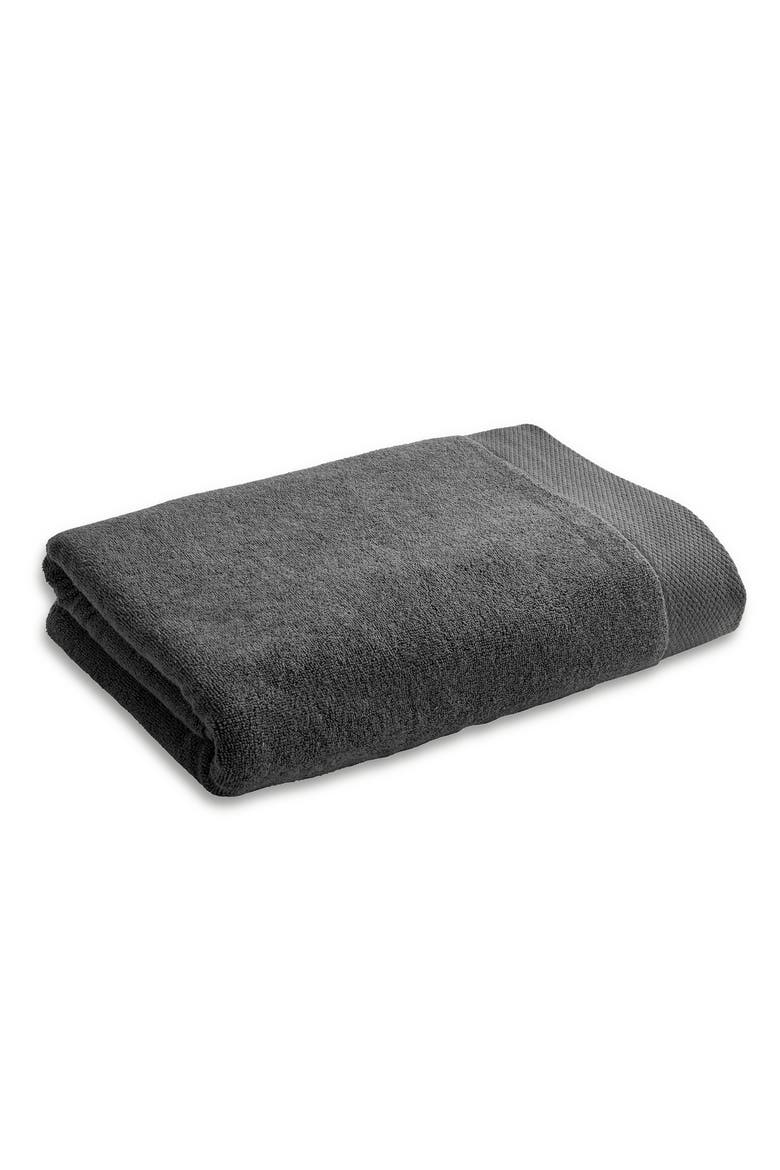 Luxe Heavyweight 100% Turkish Cotton Bath Towels, Main, color, Soot