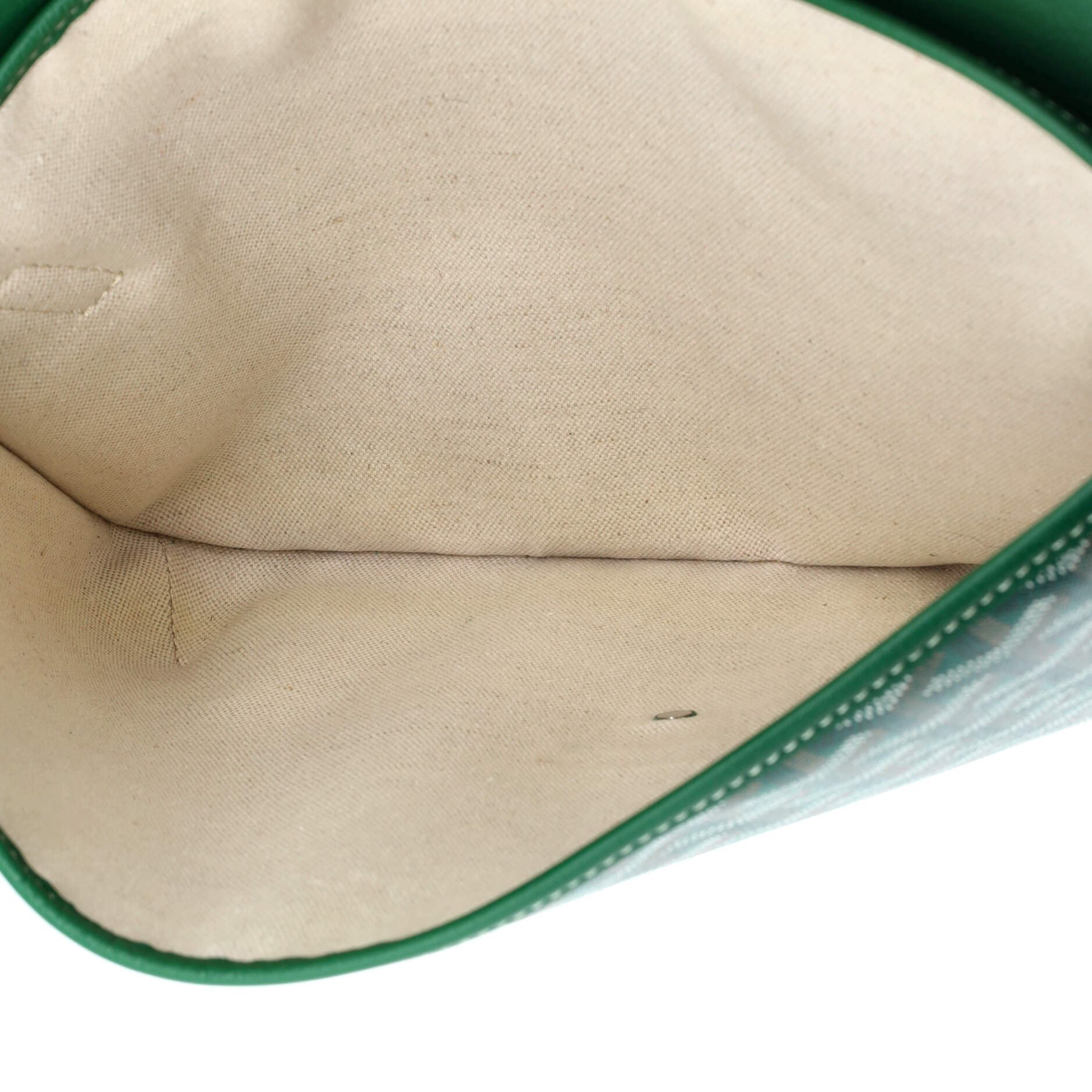 Pre-Owned Goyard Coursier Messenger Bag Coated Canvas and Leather, Alternate, color, Green