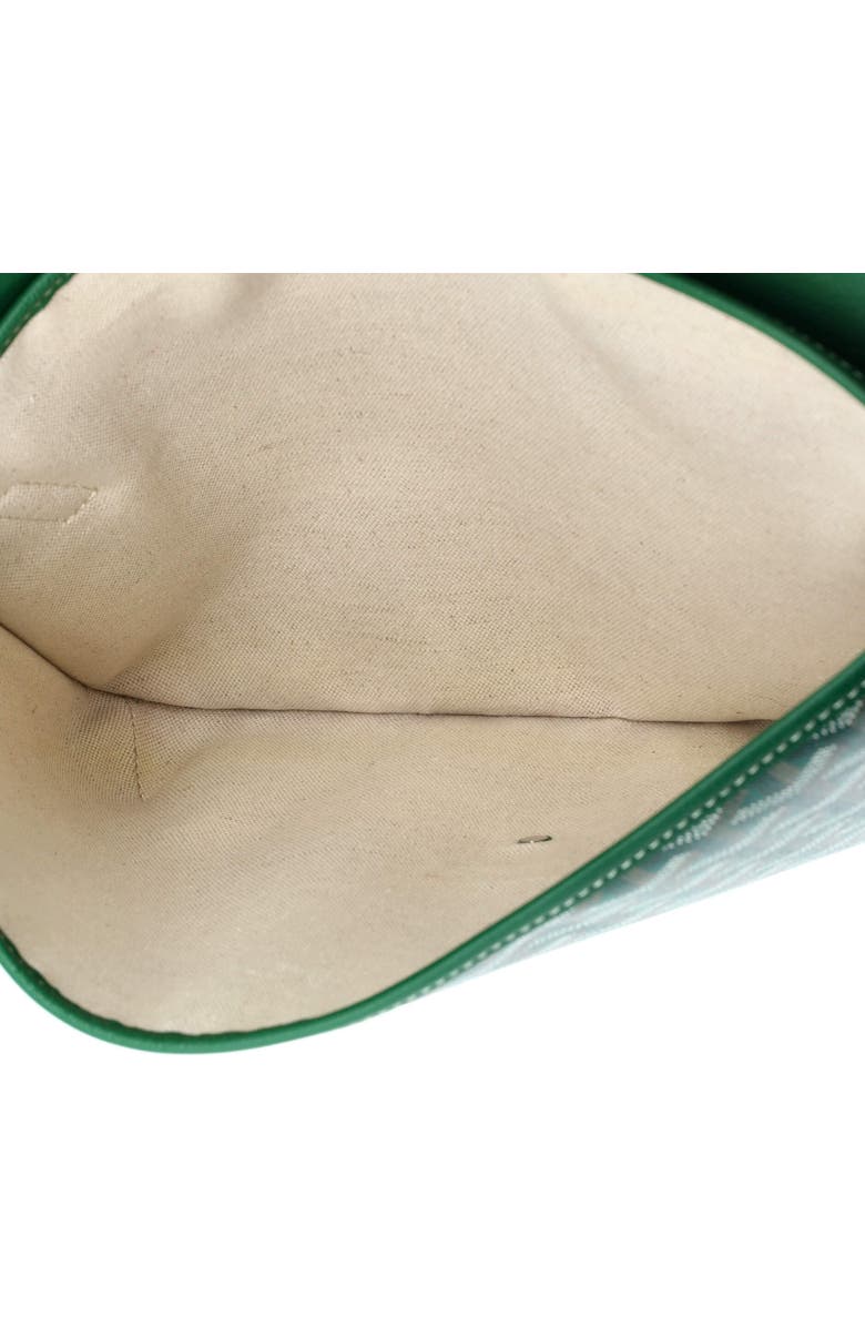 Pre-Owned Goyard Coursier Messenger Bag Coated Canvas and Leather, Alternate, color, Green