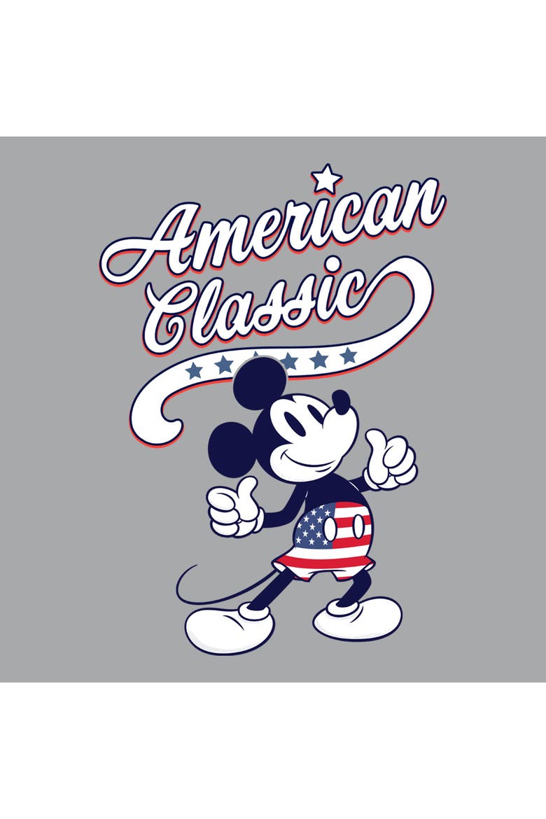 Men's Mickey & Friends Retro American Classic  Sweatshirt, Alternate, color, Athletic Heather
