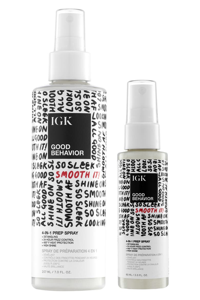 Good Behavior 4-in-1 Prep Spray Home & Away Duo Set $48 Value, Main, color, NO COLOR