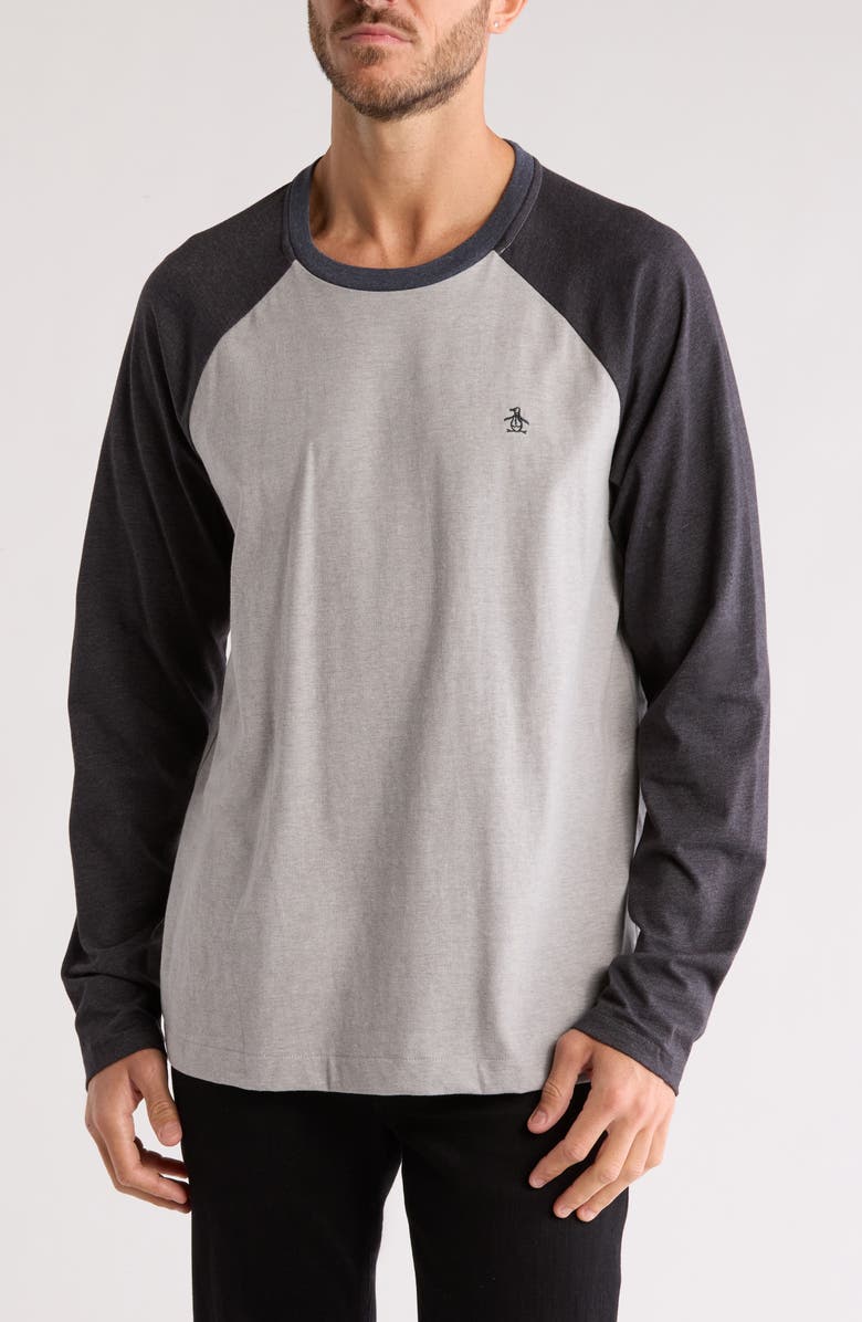Original Penguin Colorblock Raglan Jersey T-Shirt, Main, color,