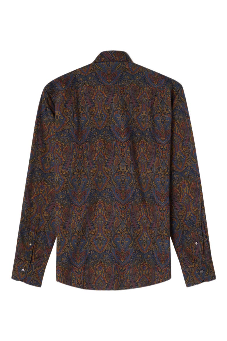 Reynolds Printed Shirt, Alternate, color, Blue Multi