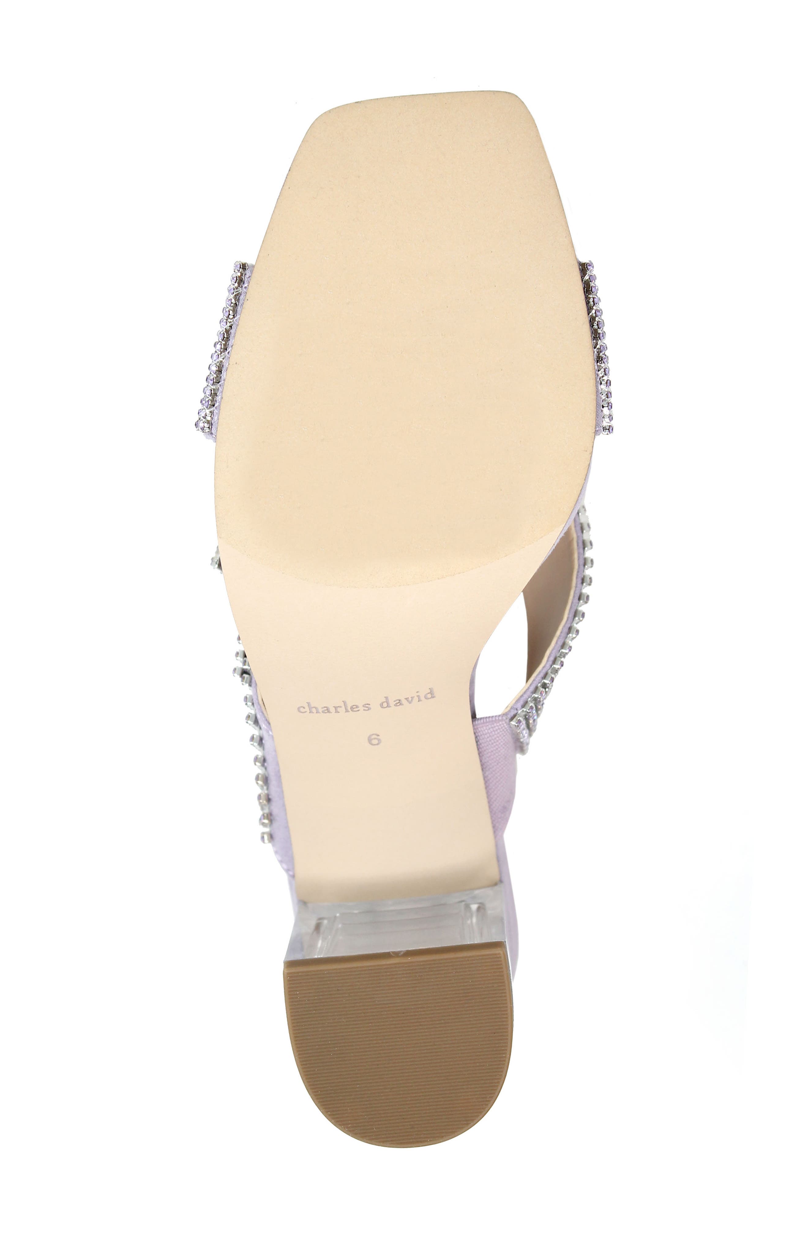 Cayden Embellished Slide Sandal, Alternate, color, LAVENDAR