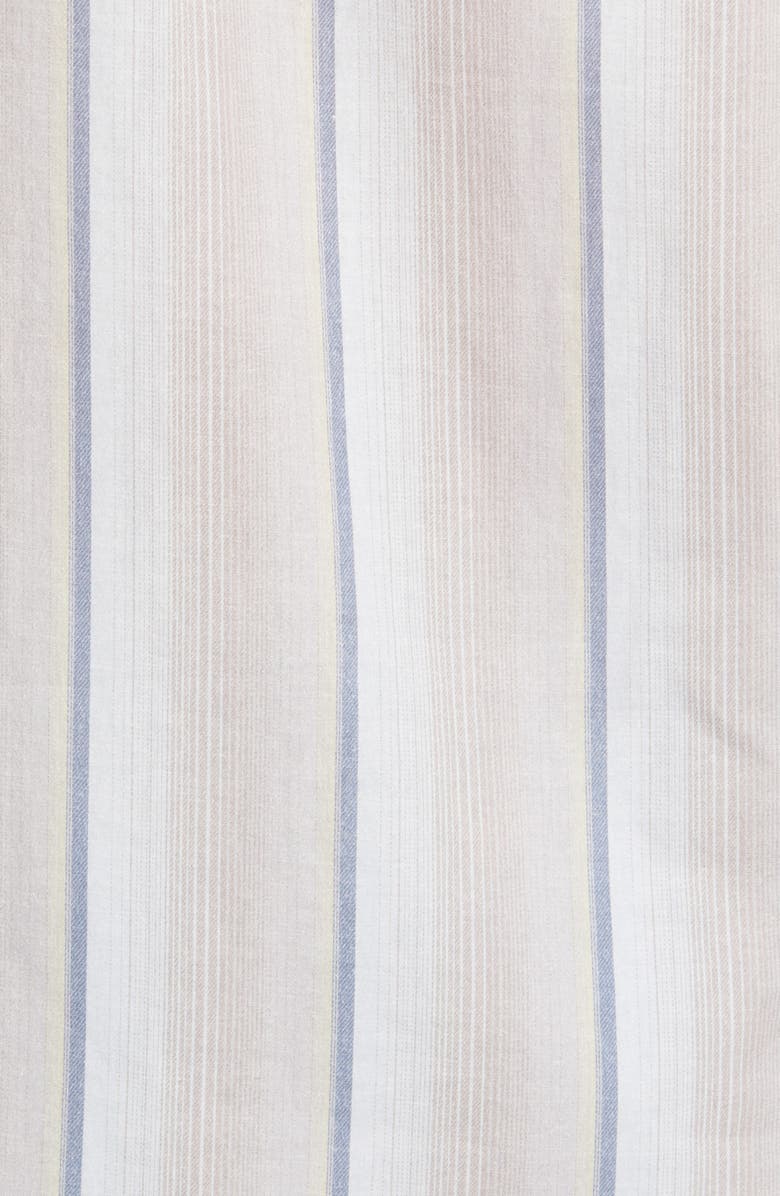 PAIGE Men's Cooper Stripe Cotton Button-Up Shirt, Alternate, color, Hazy Blush