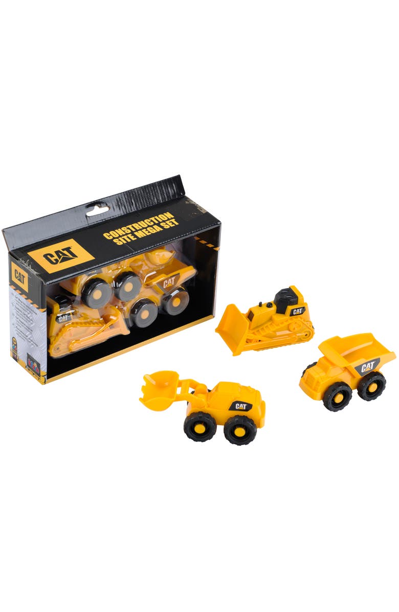 CATERPILLAR Construction Site Mega Set Klein, 3 Piece Set, Alternate, color, Multicolored