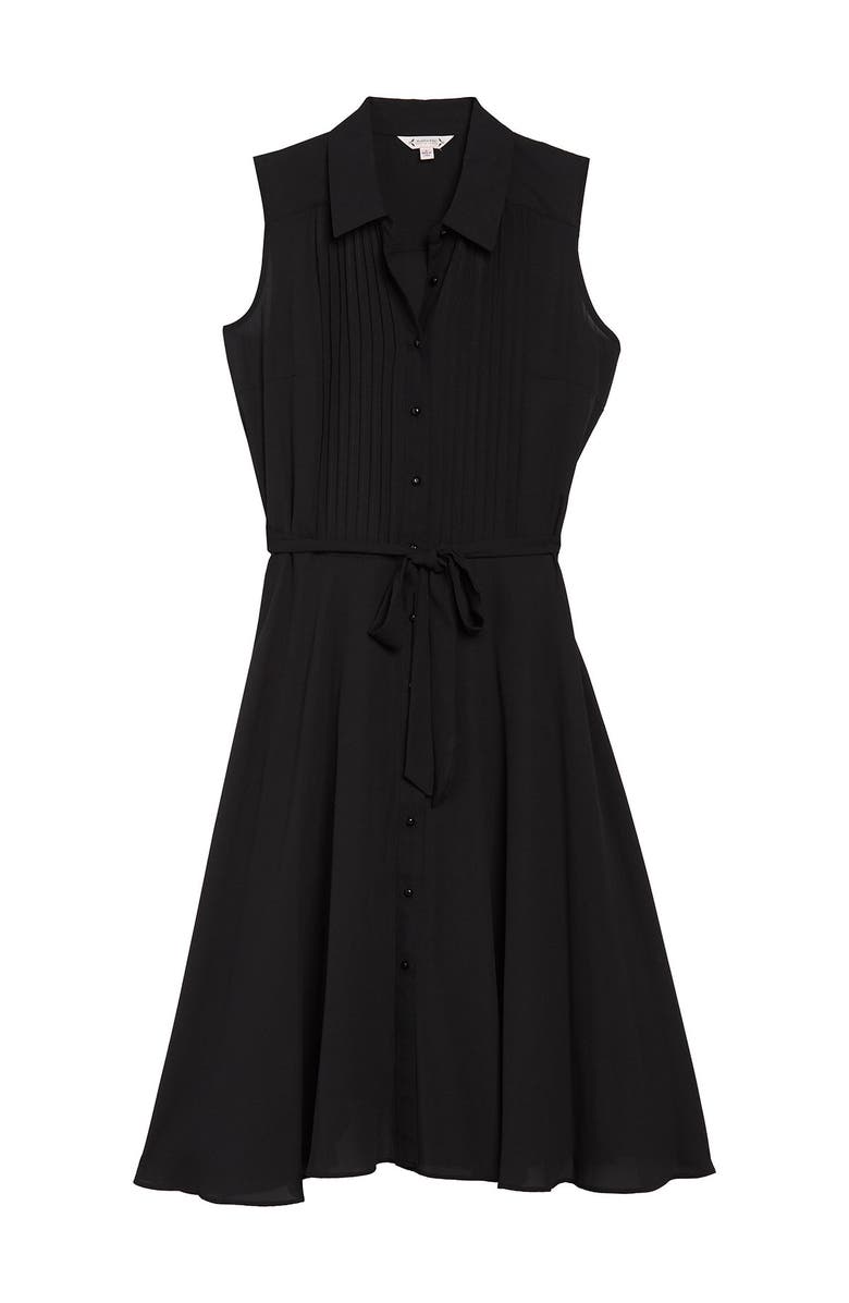 NANETTE NANETTE FOOTWR Sleeveless Pintuck Pleat Midi Dress, Main, color,