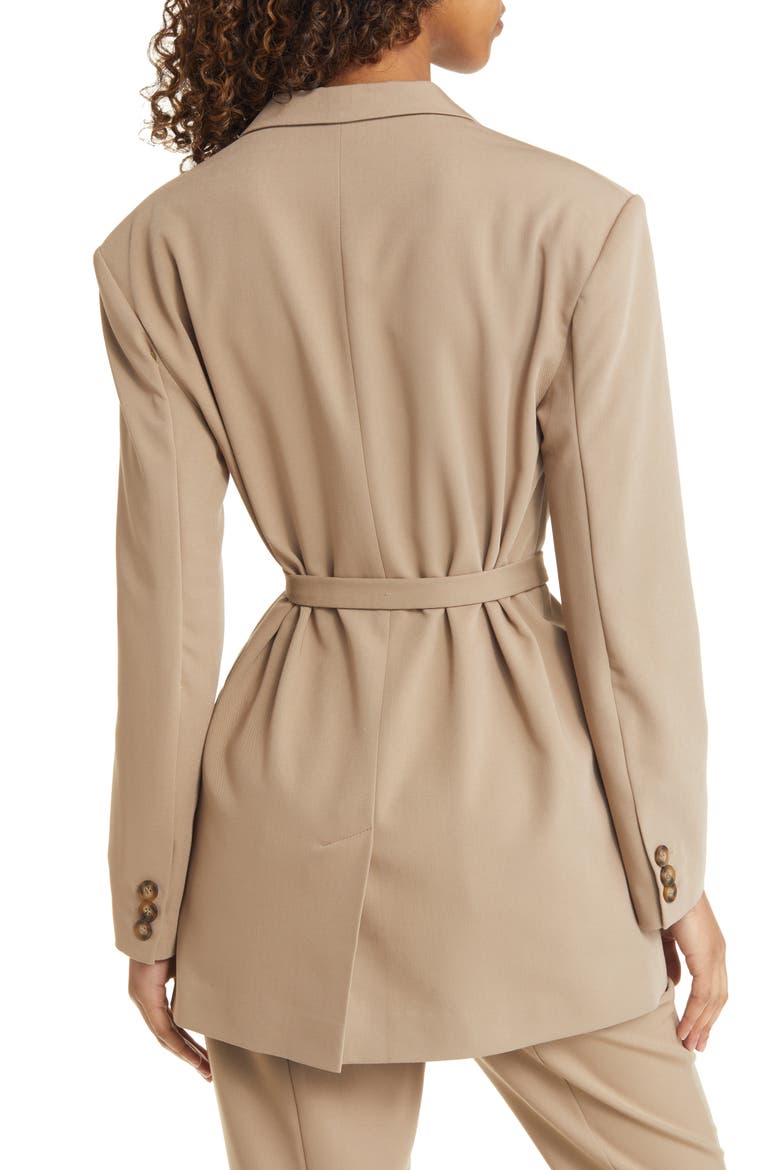 Belted Blazer, Alternate, color, TAN