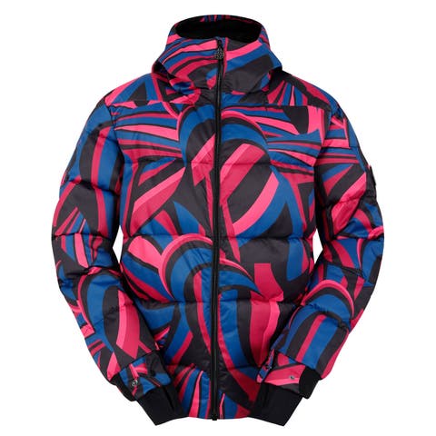 Showcase Patterned Baffled Ski Jacket