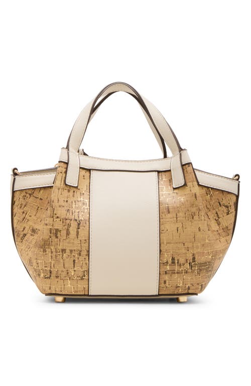 ANNE KLEIN ANNE KLEIN CORK MINI TOTE WITH CARD WALLET