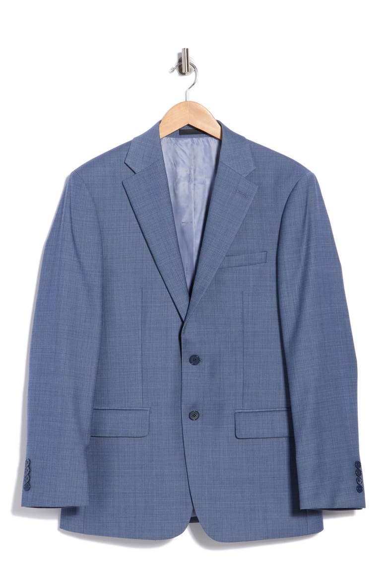 Wool Blend Sport Coat, Main, color, BLUE