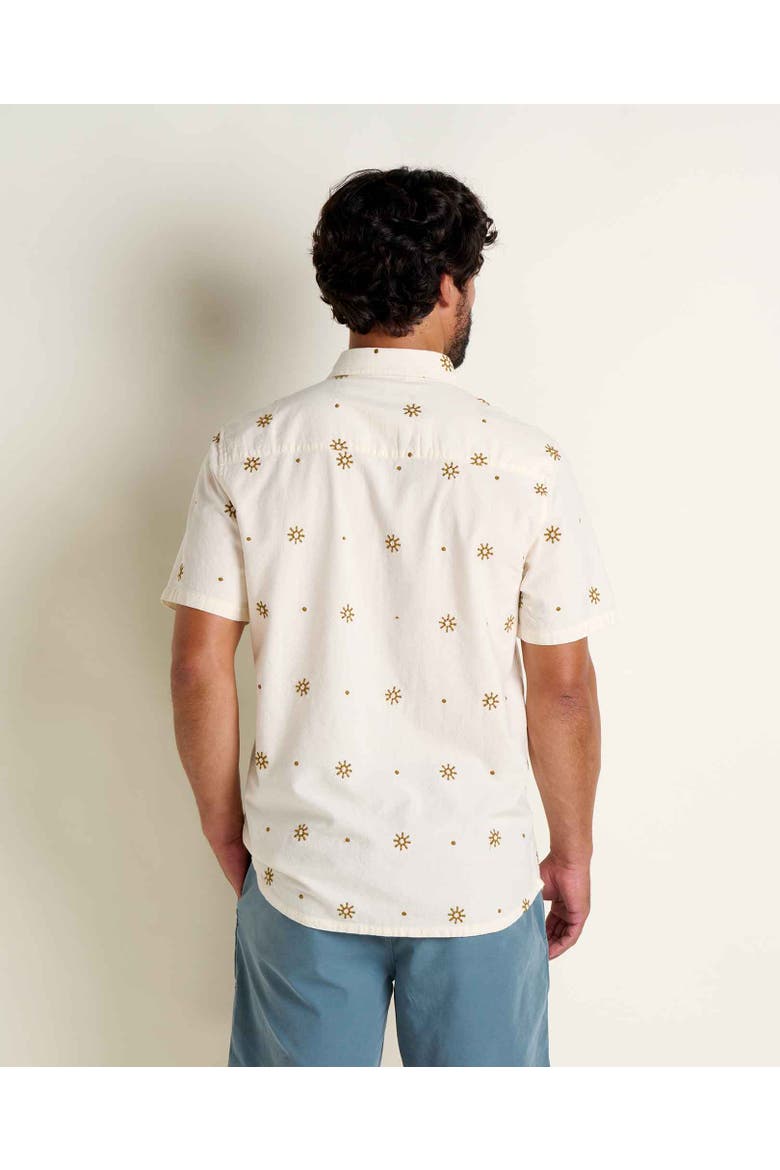 Airscape Short Sleeve Shirt Embroidered, Alternate, color, Natural Embroidery