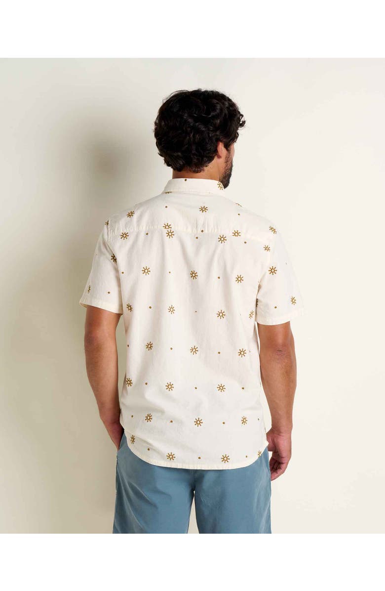 Toad & Co Airscape Short Sleeve Shirt Embroidered, Alternate, color, Natural Embroidery