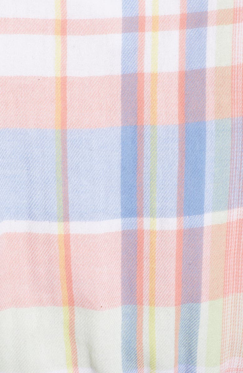 Caslon<sup>®</sup> Denim Top, Alternate, color, Pink Multi Plaid