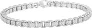 EFFY Sterling Silver Textured Box Chain Bracelet
