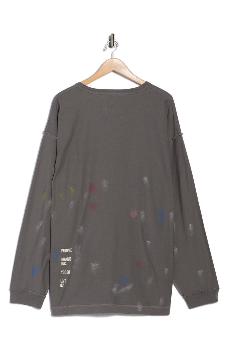 PURPLE BRAND Paint Splatter Logo T-Shirt, Alternate, color, 