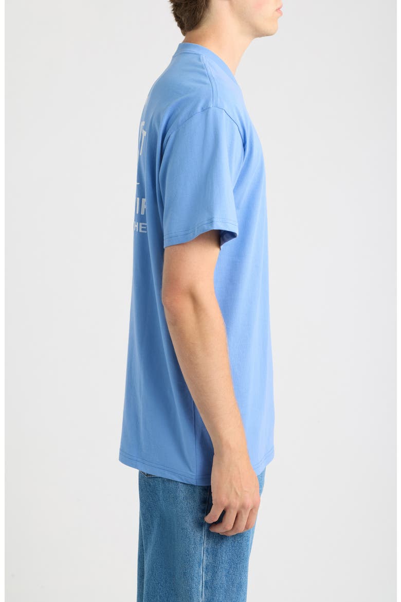 Waves Organic Cotton Graphic T-Shirt, Alternate, color, CURACAO
