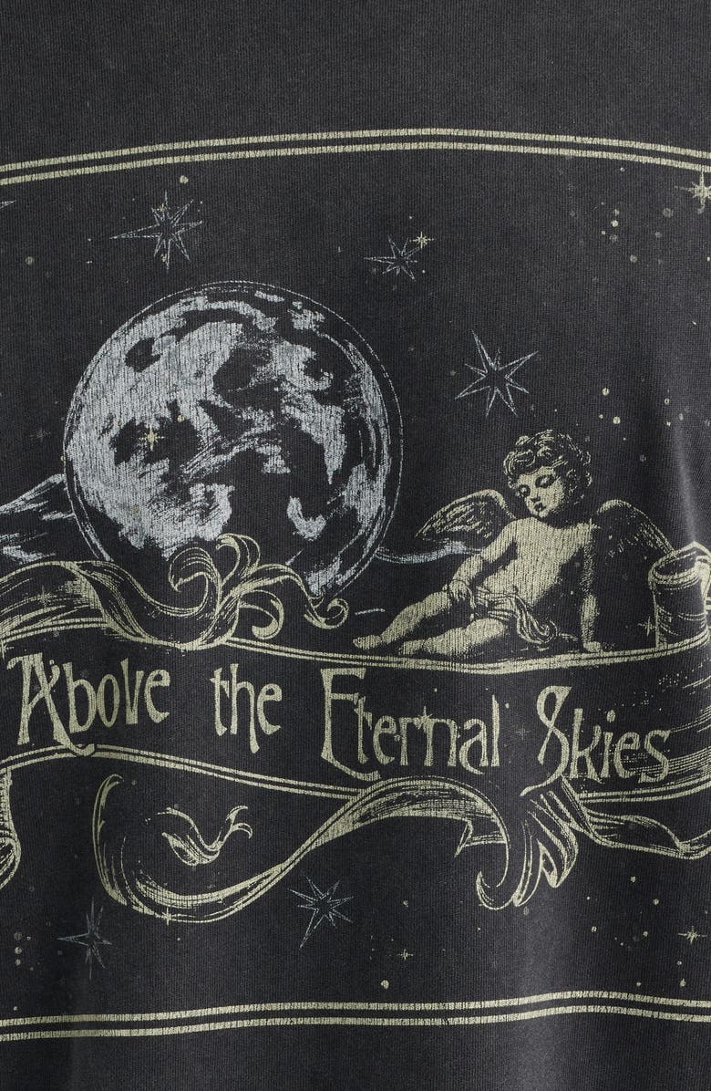 ID Supply Co Eternal Skies Sunwash Graphic T-Shirt, Alternate, color, Black Wash