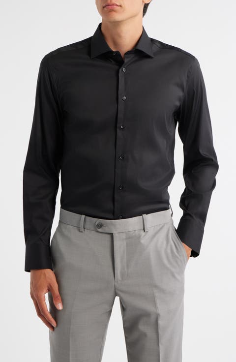 Slim Fit Peformance Button-Up Shirt