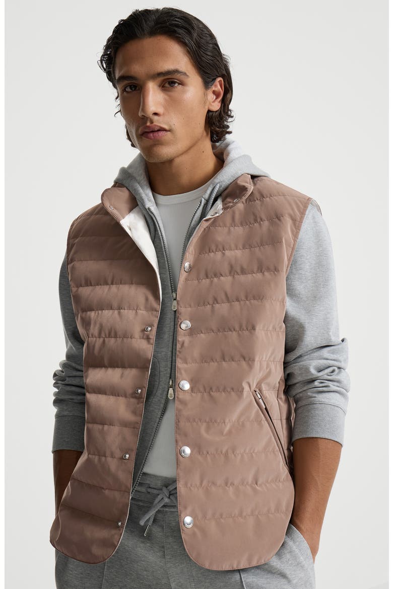 Down vest, Alternate, color, Hazelnut
