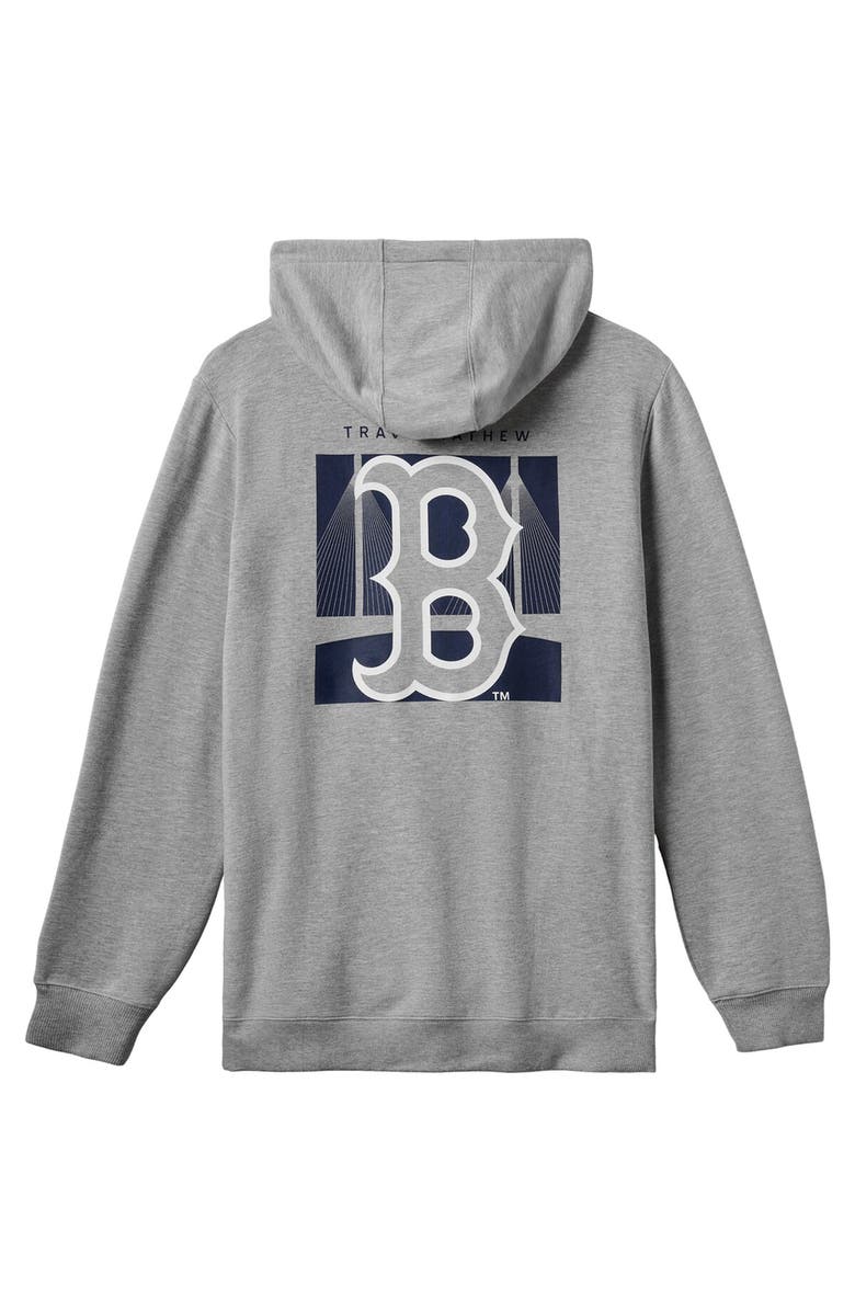 TravisMathew Men's TravisMathew Gray Boston Red Sox Cloud Pullover Hoodie, Alternate, color, Gray