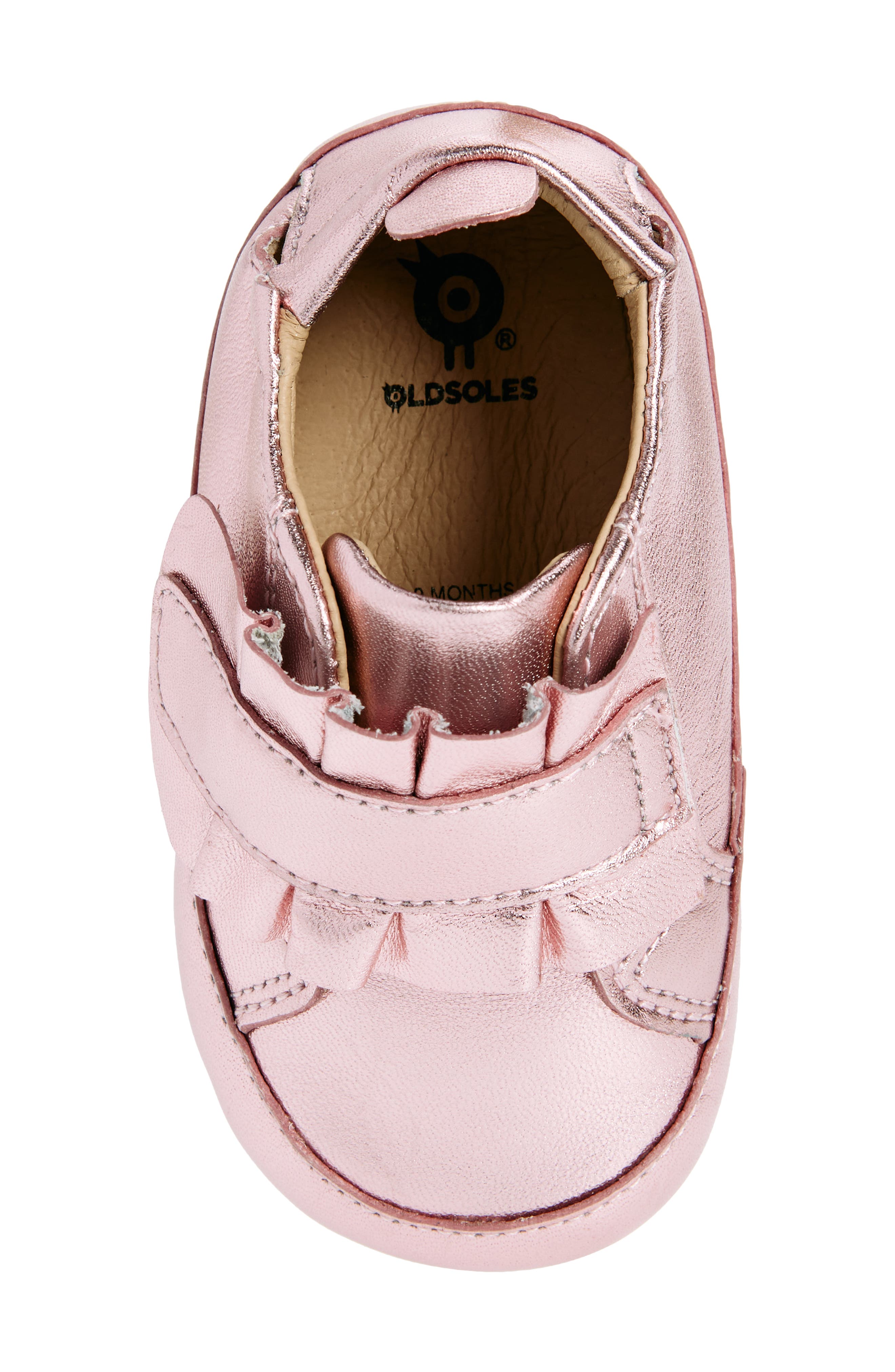 OLD SOLES Kids' Frilly Metallic Sneaker, Alternate, color, 