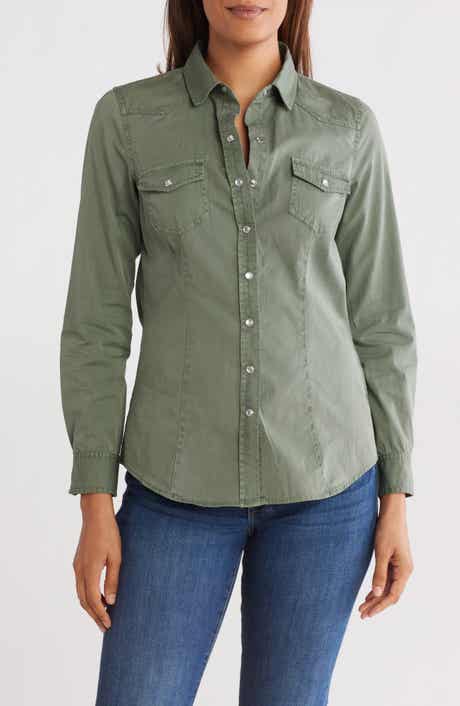 DR2 by Daniel Rainn Western Long Sleeve Denim Shirt