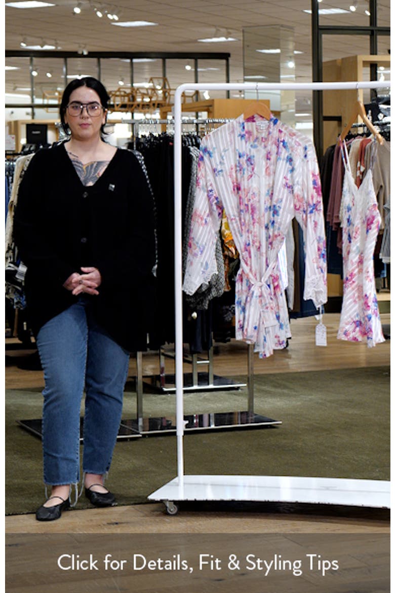 Dorothy Floral Short Chiffon Robe video