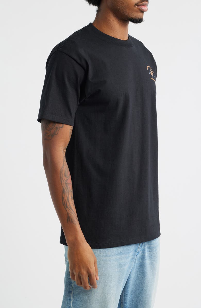 Brixton Danforth Graphic T-Shirt, Alternate, color, Black