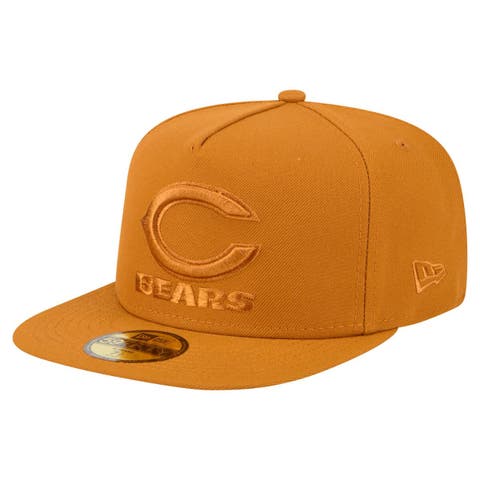 Men's New Era  Brown Chicago Bears Color Pack A-Frame 59FIFTY Fitted Hat