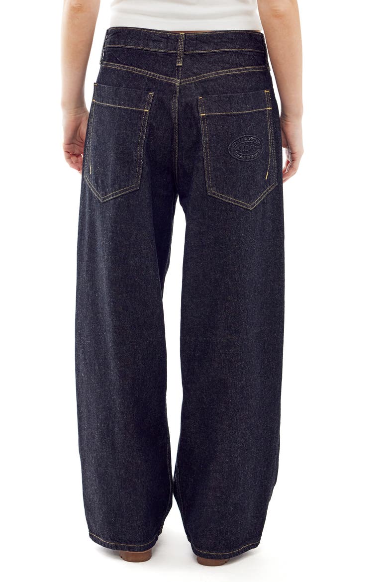 Jaya Low Rise Wide Leg Jeans, Alternate, color, RINSE BLACK