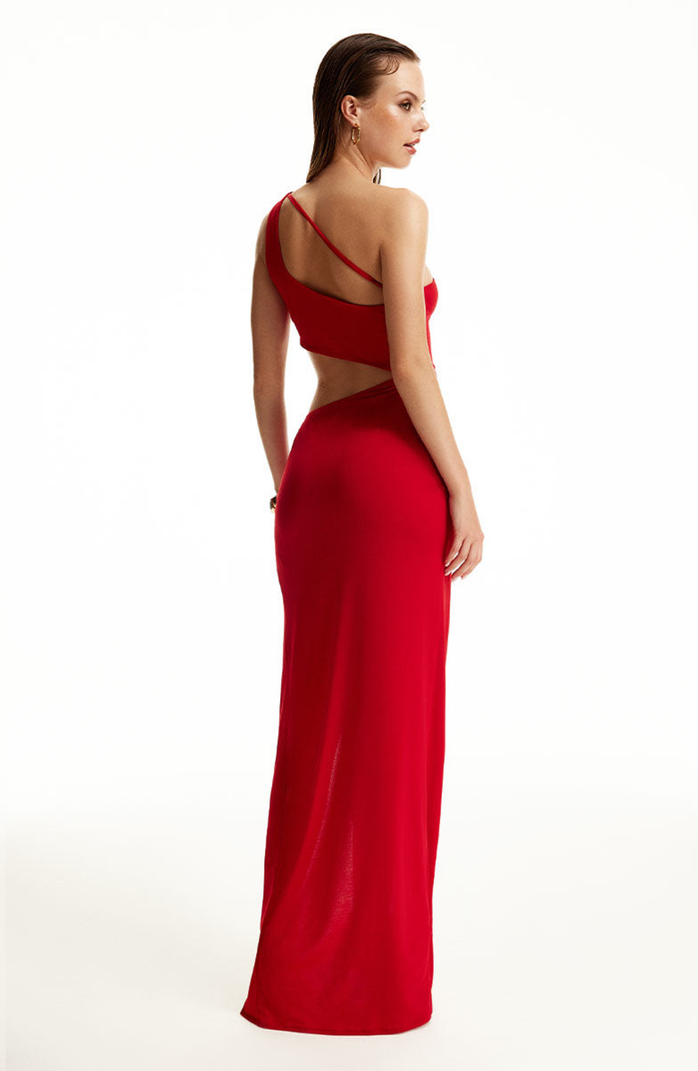 Luna B FLAME DRESS, Alternate, color, Red