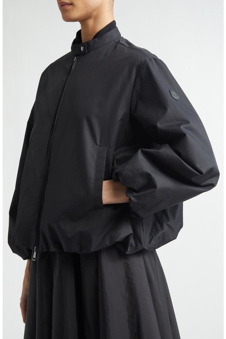 Gruissan Padded Bomber Jacket, Alternate, color, BLACK