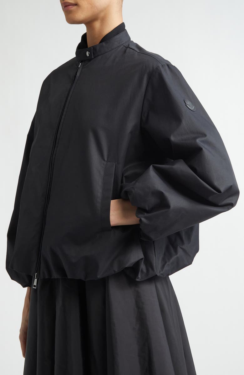 Moncler Gruissan Padded Bomber Jacket, Alternate, color, Black