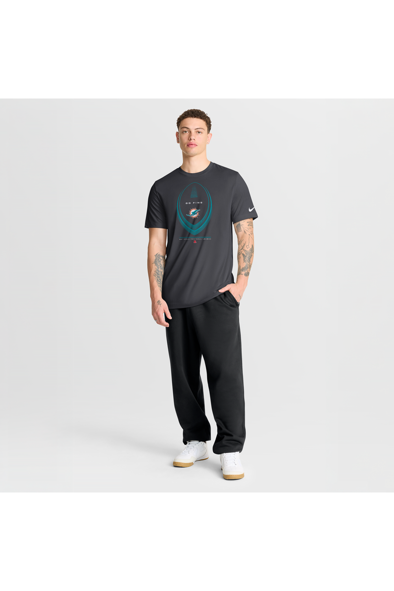 Men's Nike Anthracite Miami Dolphins Legend Icon Dri-FIT T-Shirt, Alternate, color, Anthracite